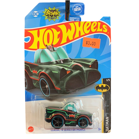 Hot Wheels Tooned Classic Tv Series Batmobile Green