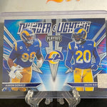2021 Playoff Thunder and Lightning AARON DONALD JALEN RAMSEY Los Angeles Rams