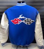 Impala University ‘94 ‘95 ‘96 Heavy Letterman Varsity Jacket Blue/White