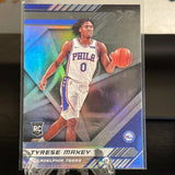 TYRESE MAXEY PREMIUM SILVER FOIL ROOKIE CARD RC 2020-21 PANINI XR BASKETBALL