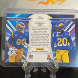 2021 Playoff Thunder and Lightning AARON DONALD JALEN RAMSEY Los Angeles Rams