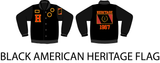 Black American Heritage Flag Jacket