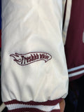 Impala University ‘94 ‘95 ‘96 Heavy Letterman Varsity Jacket Maroon/White