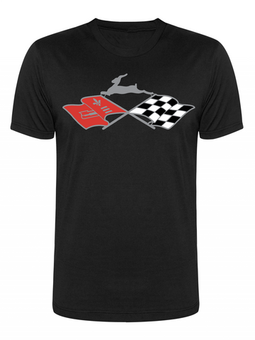 Classic Impala Cross Flag Emblem T- Shirt