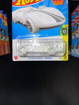 Hot Wheels 2023 White Braille Racer Twin Mill Experimotors Blind Toy Car