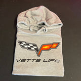 C6 Vette Life Hoodie grey L