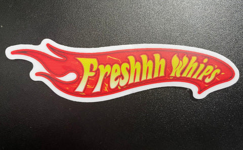 Freshhh Whips Classic Logo Stickers