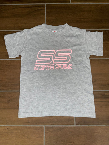 Kids 3m reflective red Monte Carlo SS grey tee
