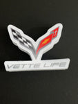 C7 Vette Life Stickers