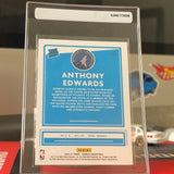 Rated Rookie Anthony Edwards Gold Foil Rookie Card