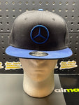 Black/blue Mercedes logo SnapBack authentic