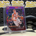 Lauri Markkanen 2019-20 NBA Hoops Premium Purple Disco Prizm #27 Chicago Bulls