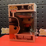 New Authentic Funko POP Golf  Tiger Woods  Red Shirt 01