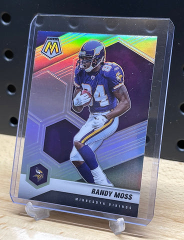 Randy Moss - 2021 Panini Mosaic - Silver Prizm Holo - Minnesota Vikings - #130