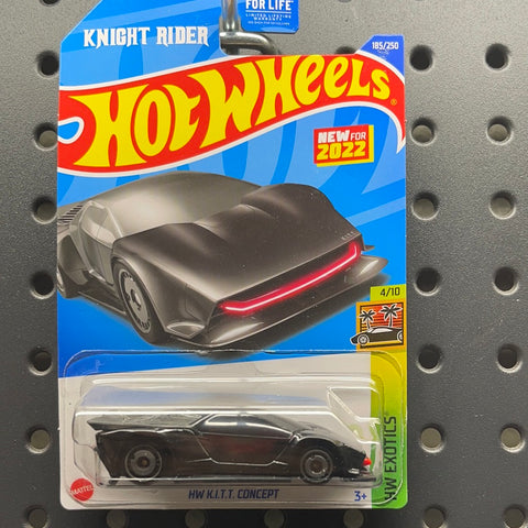 Hot Wheels 2022 #185 Exotics Knight Rider HW KITT Concept Car VHTF Rare