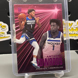 2020-21 Chronicles Basketball Anthony Edwards Essentials Pink Parallel #203 RC