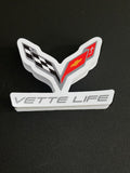 C7 Vette Life Stickers