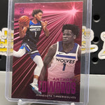 2020-21 Chronicles Basketball Anthony Edwards Essentials Pink Parallel #203 RC